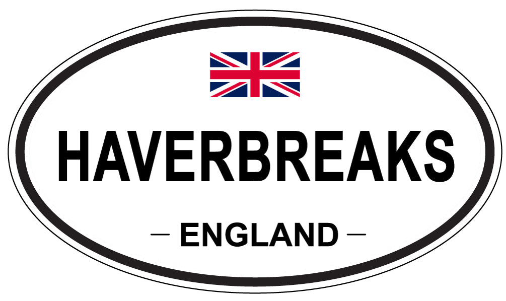 HAVERBREAKS, England - Oval Magnet