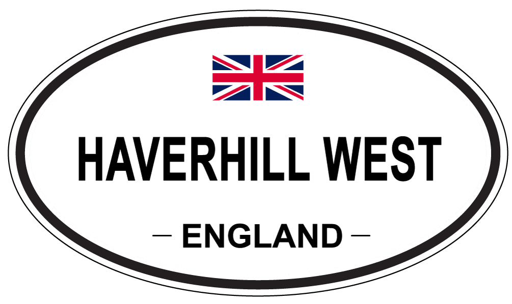 HAVERHILL WEST, England - Oval Magnet
