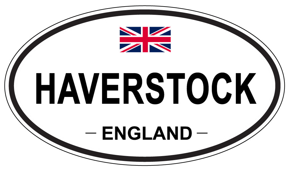 HAVERSTOCK, ENGLAND - Oval Sticker