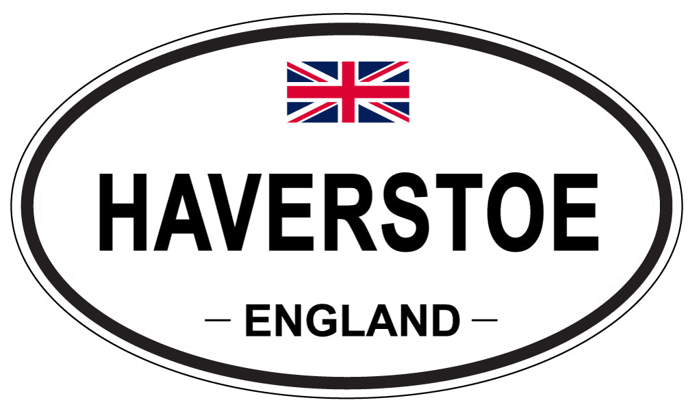 HAVERSTOE, ENGLAND - Oval Sticker