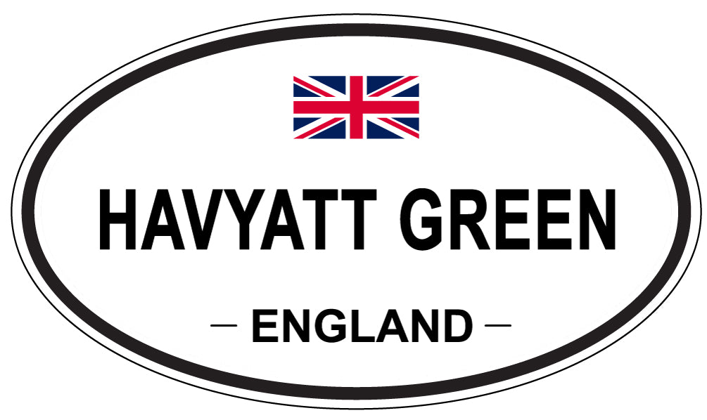 HAVYATT GREEN, England - Oval Magnet