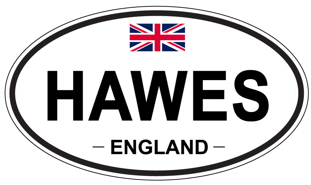 HAWES, England - Oval Magnet
