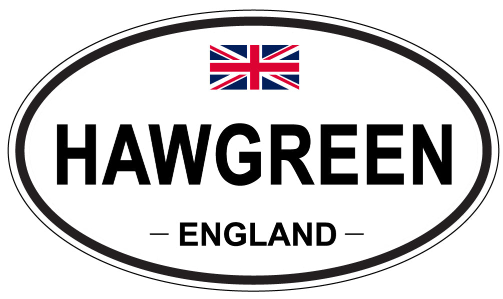 HAWGREEN, England - Oval Magnet