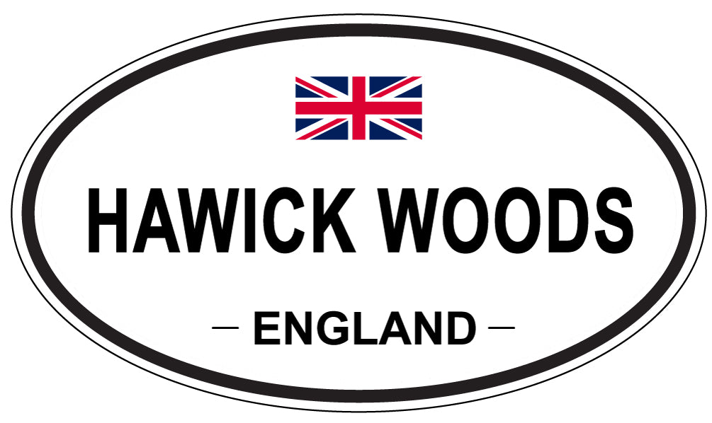 HAWICK WOODS, England - Oval Magnet