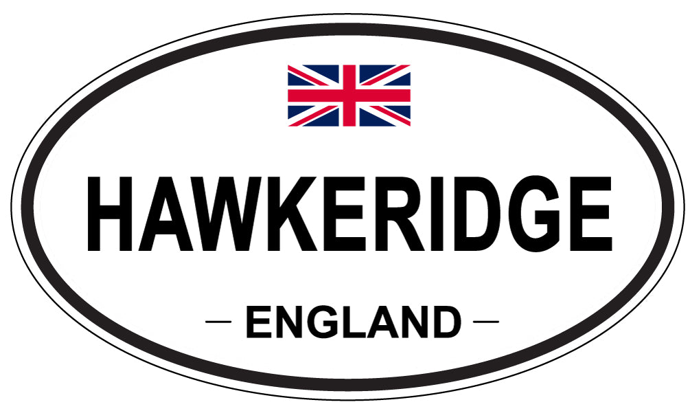 HAWKERIDGE, England - Oval Magnet