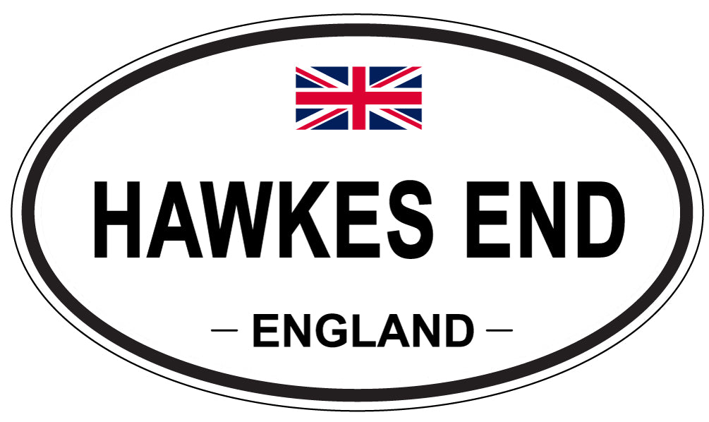 HAWKES END, England - Oval Magnet