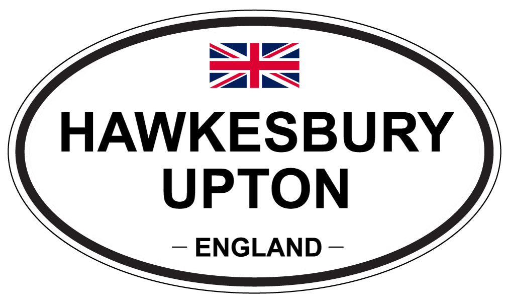 HAWKESBURY UPTON, England - Oval Magnet