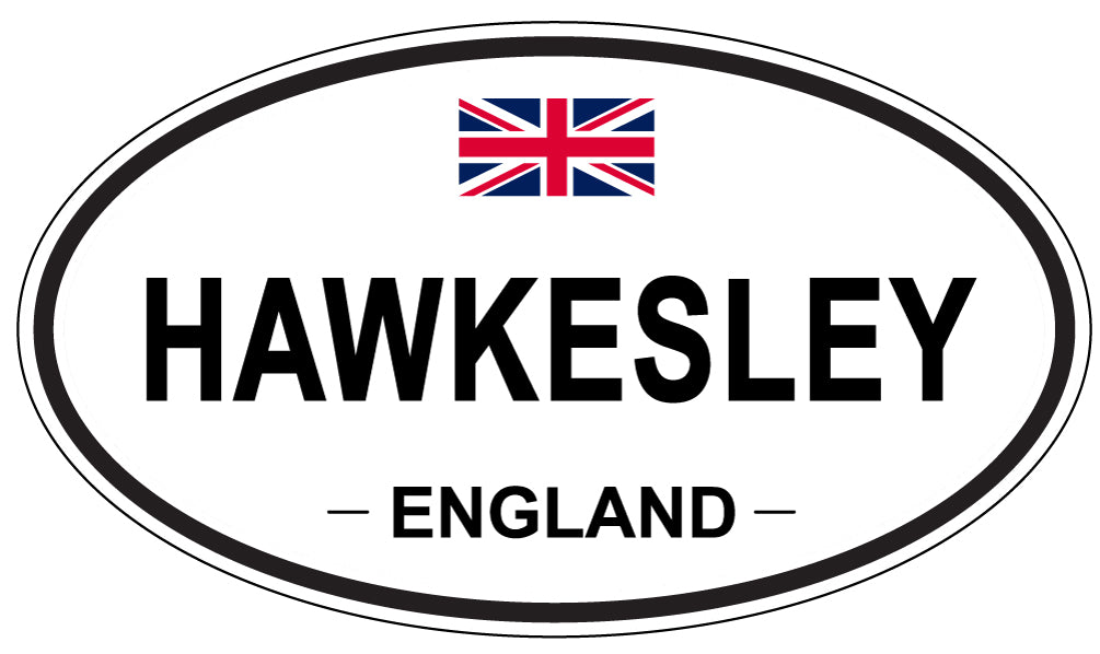 HAWKESLEY, England - Oval Magnet