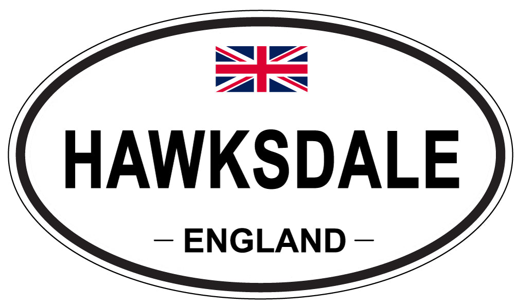 HAWKSDALE, England - Oval Magnet