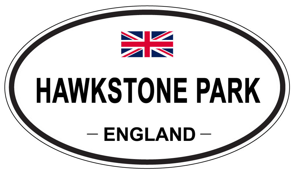 HAWKSTONE PARK, ENGLAND - Oval Sticker