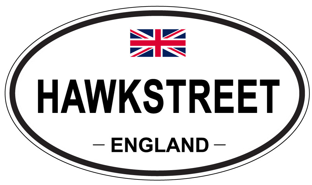 HAWKSTREET, England - Oval Magnet