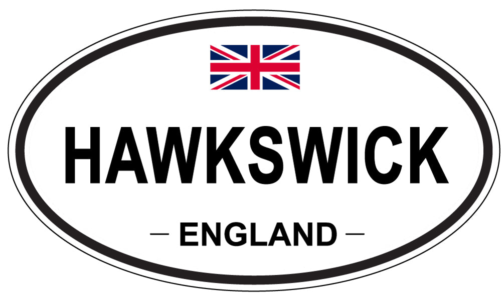 HAWKSWICK, England - Oval Magnet