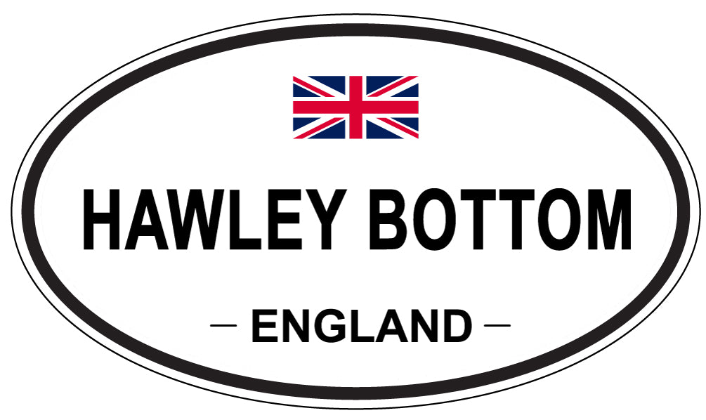 HAWLEY BOTTOM, ENGLAND - Oval Sticker
