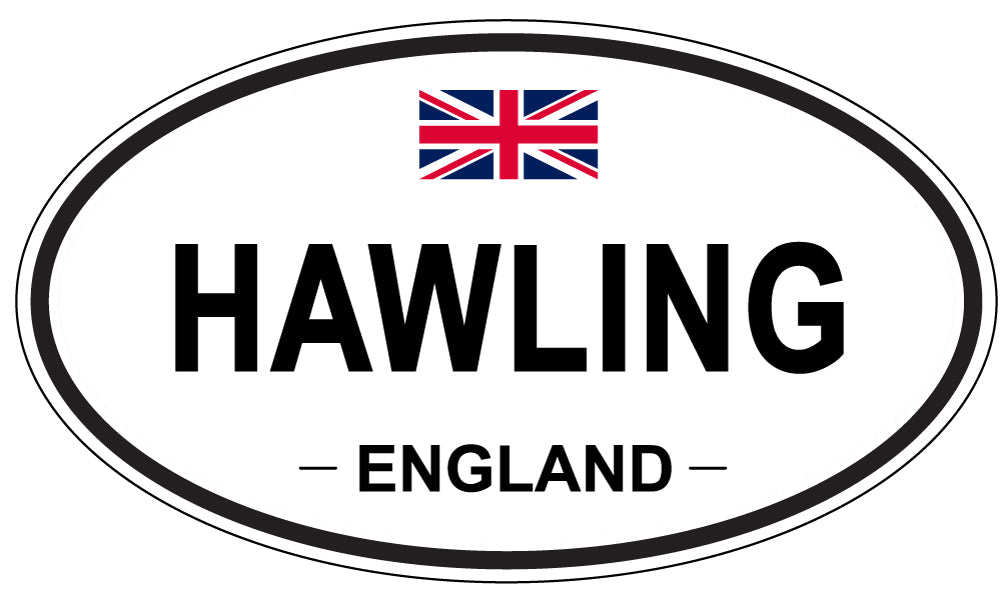 HAWLING, ENGLAND - Oval Sticker