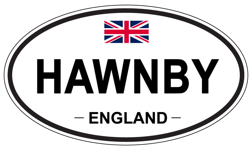 HAWNBY, England - Oval Magnet
