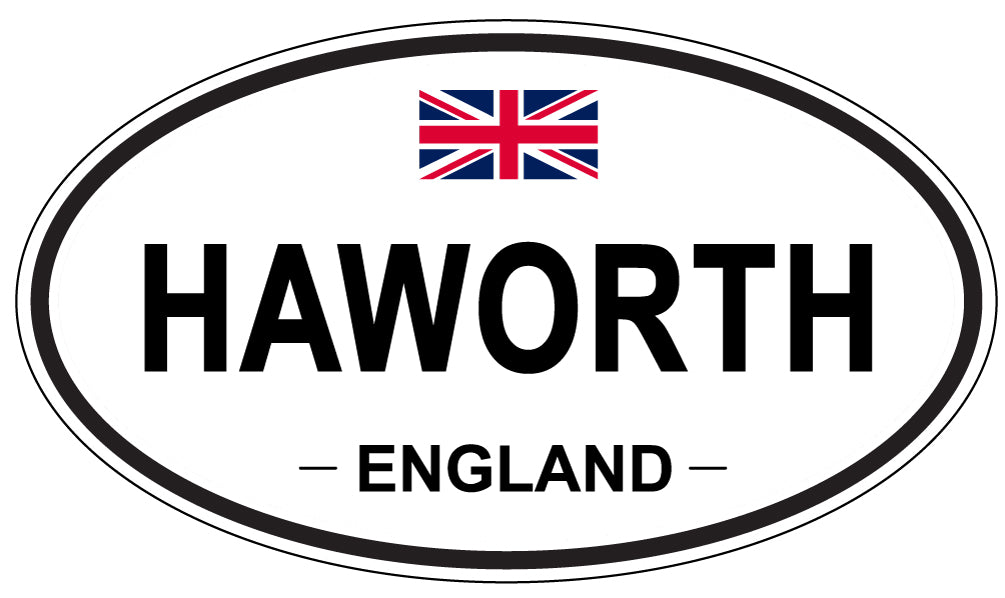 HAWORTH, ENGLAND - Oval Sticker