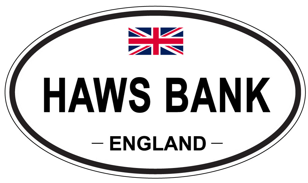 HAWS BANK, England - Oval Magnet