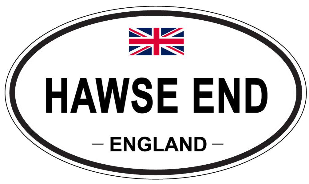 HAWSE END, England - Oval Magnet
