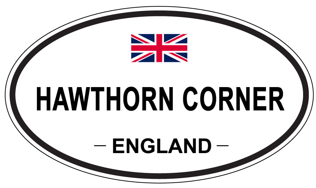 HAWTHORN CORNER, England - Oval Magnet
