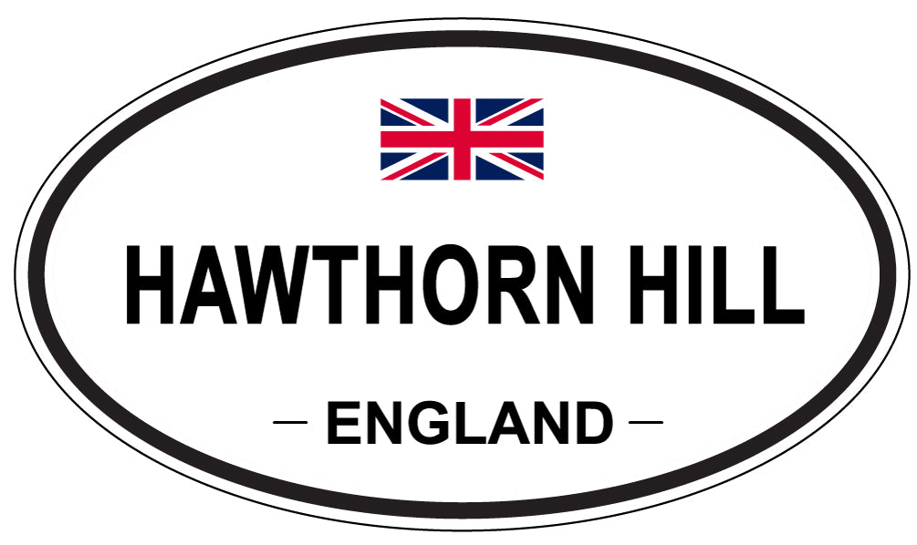HAWTHORN HILL, England - Oval Magnet