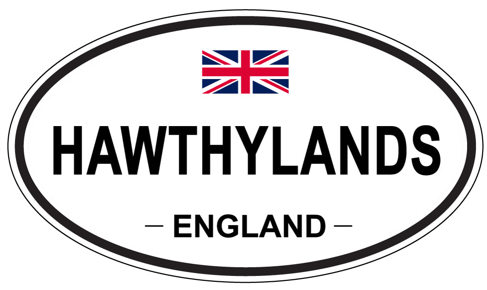 HAWTHYLANDS, England - Oval Magnet