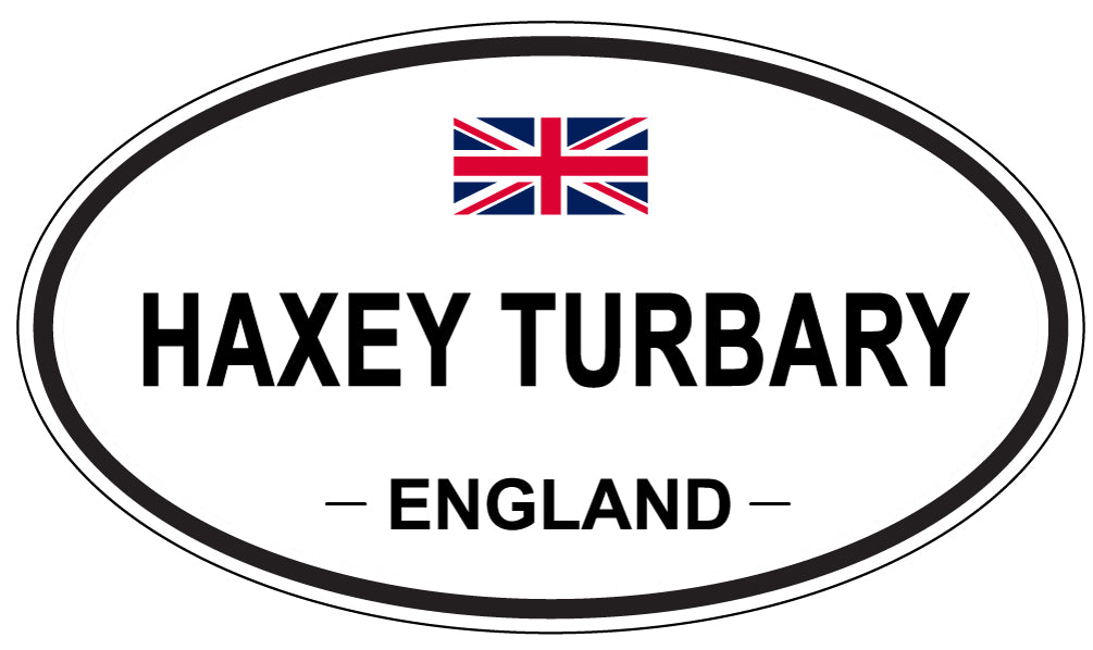 HAXEY TURBARY, ENGLAND - Oval Sticker