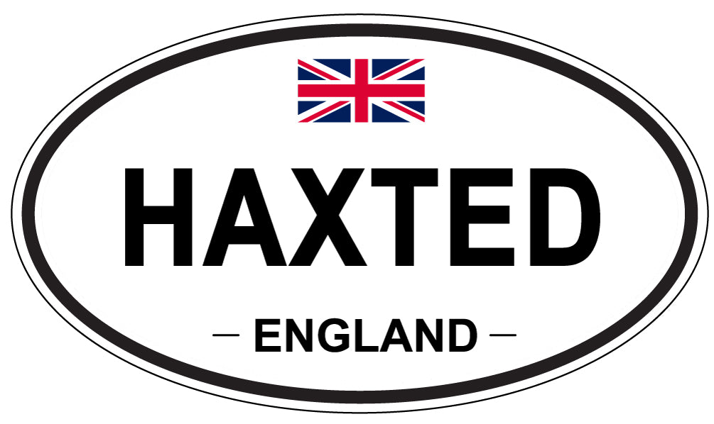 HAXTED, England - Oval Magnet