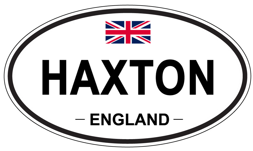 HAXTON, England - Oval Magnet