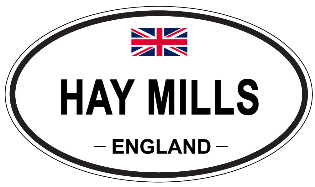 HAY MILLS, England - Oval Magnet