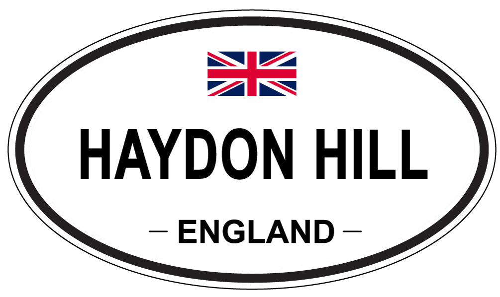 HAYDON HILL, England - Oval Magnet