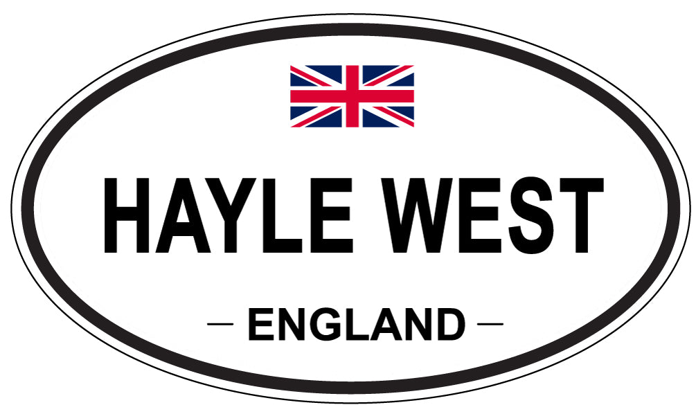 HAYLE WEST, England - Oval Magnet