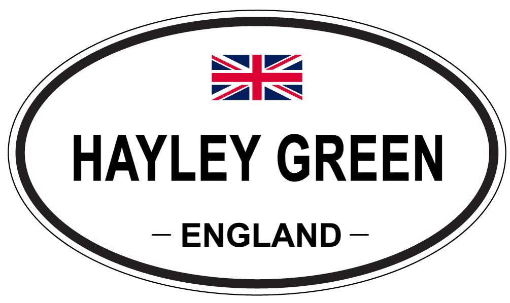 HAYLEY GREEN, ENGLAND - Oval Sticker