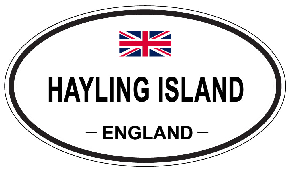 HAYLING ISLAND, England - Oval Magnet