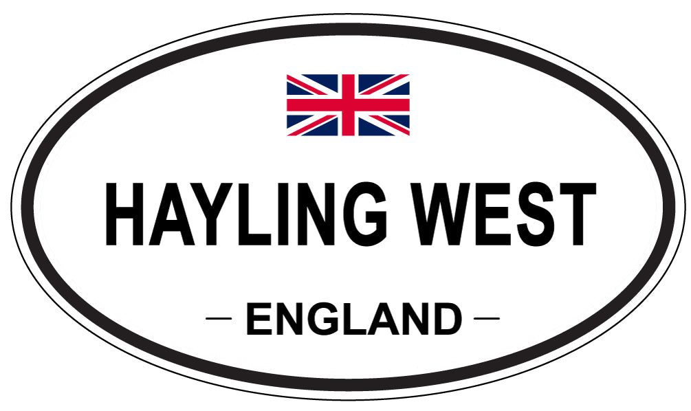 HAYLING WEST, England - Oval Magnet