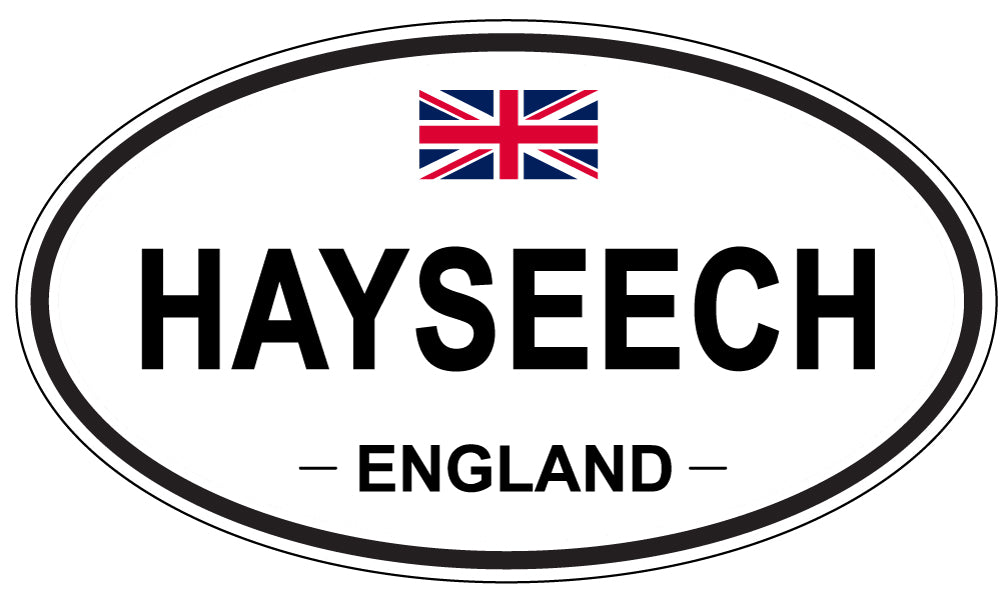 HAYSEECH, England - Oval Magnet