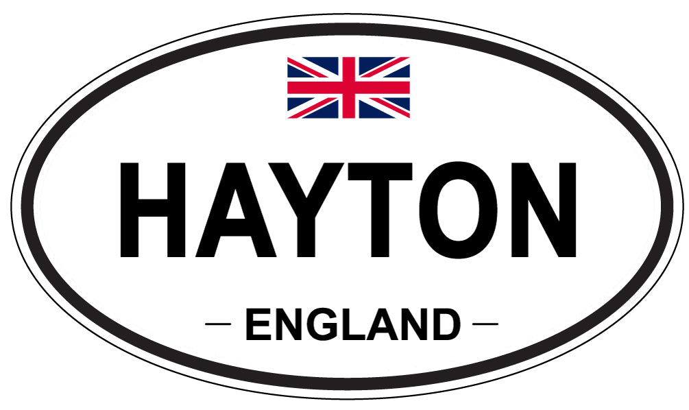 HAYTON, England - Oval Magnet