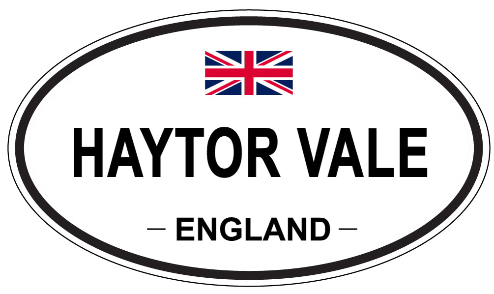 HAYTOR VALE, England - Oval Magnet