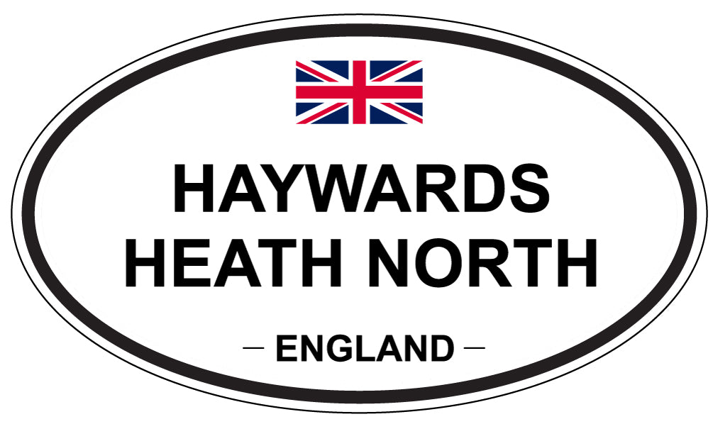 HAYWARDS HEATH NORTH, England - Oval Magnet