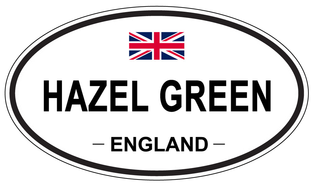 HAZEL GREEN, England - Oval Magnet