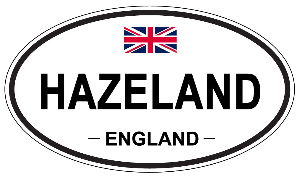HAZELAND, England - Oval Magnet