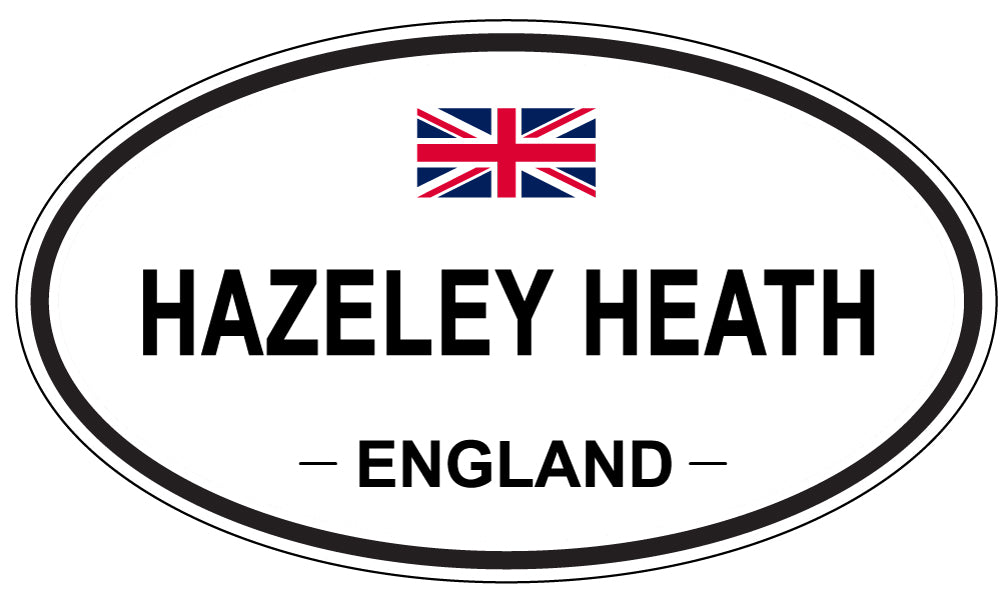 HAZELEY HEATH, England - Oval Magnet