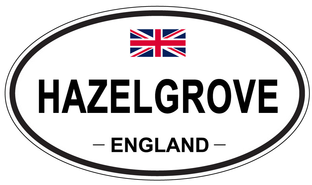 HAZELGROVE, England - Oval Magnet