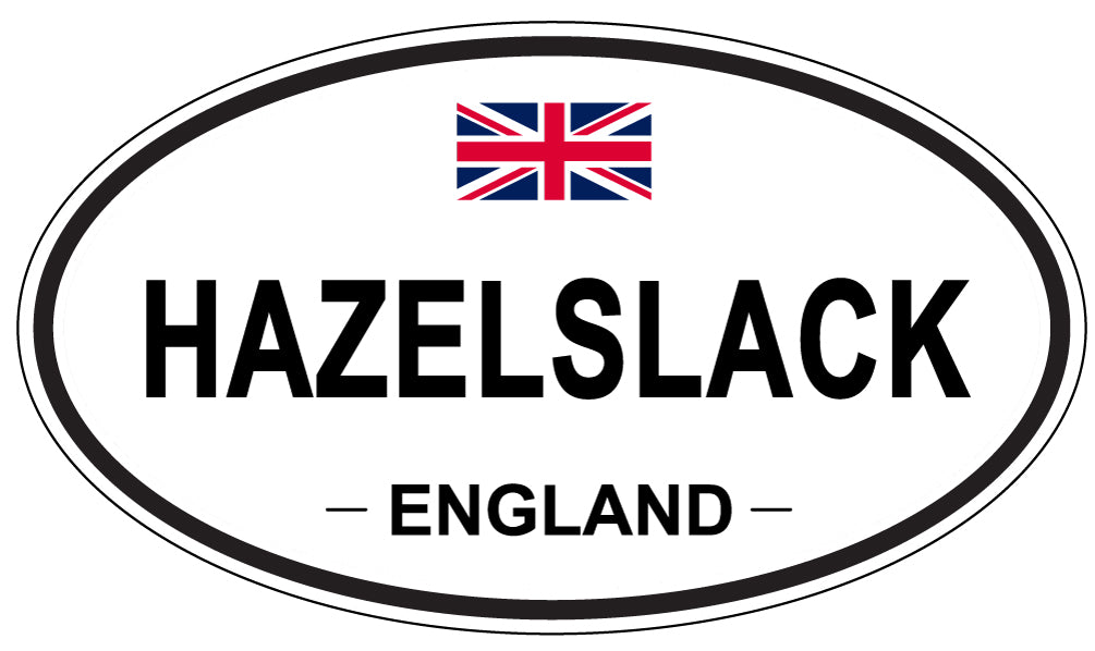 HAZELSLACK, England - Oval Magnet