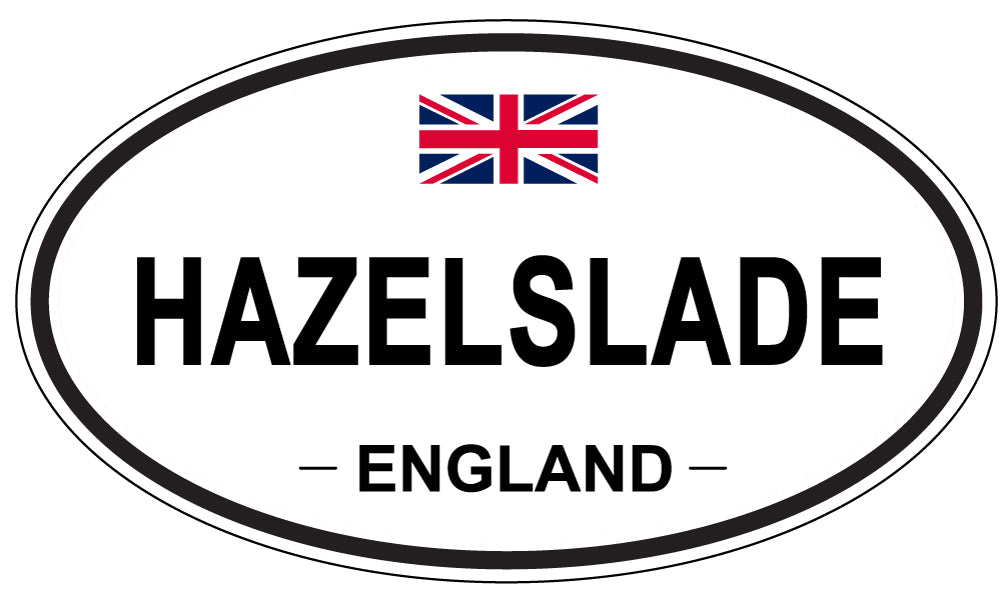 HAZELSLADE, England - Oval Magnet