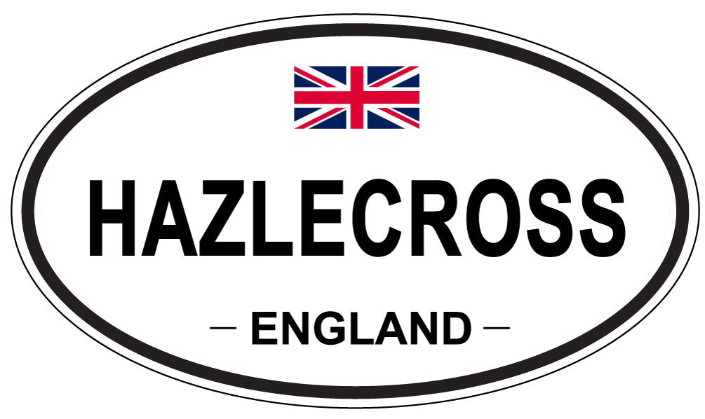 HAZLECROSS, ENGLAND - Oval Sticker