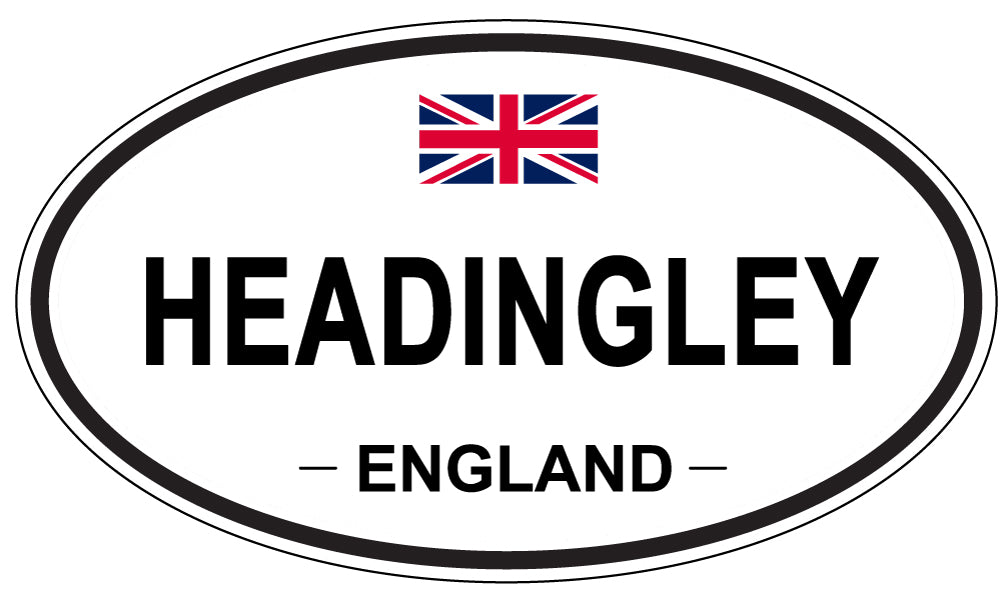 HEADINGLEY, ENGLAND - Oval Sticker