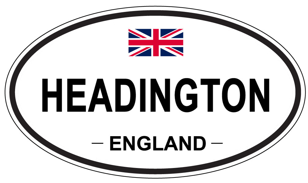 HEADINGTON, England - Oval Magnet