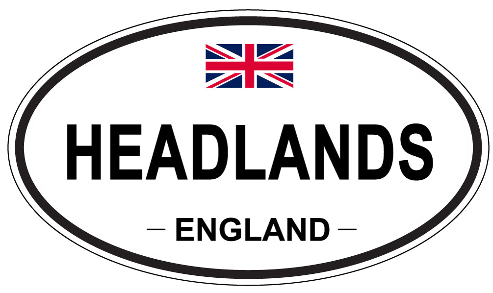 HEADLANDS, England - Oval Magnet