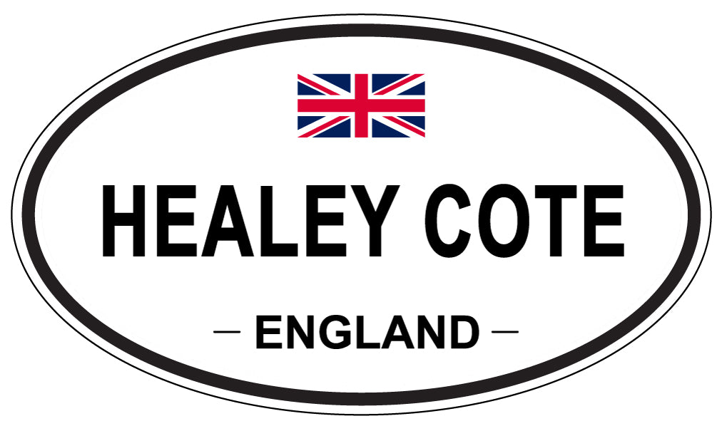 HEALEY COTE, England - Oval Magnet
