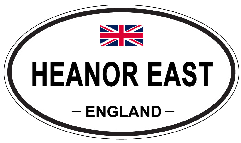 HEANOR EAST, England - Oval Magnet